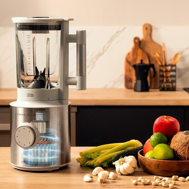 EAN 8435484039833 - Cecotec Grand Katana 2700MAX Total Destroy W 1,8 L Batidora de vaso 2700 W Gris, Acero inoxidable, Transp imagen 3