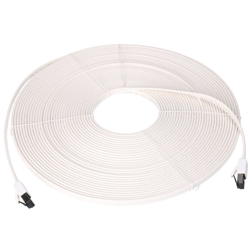 EAN 5904960297898 - Extralink LAN PATCHCORD CAT.8 U/FTP 20M 40G FLAT SHIELDED FOILED TWISTED PAIR BARE COPPER WHITE cable de  imagen 2