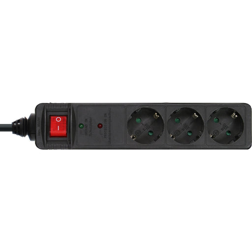 EAN 4043718188253 - InLine 16431P base múltiple 1,5 m 3 salidas AC Interior Negro imagen 2