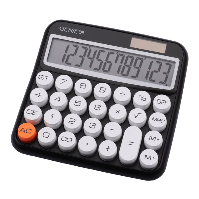 EAN 4030152952809 - Genie 612 BK calculadora Escritorio Calculadora básica Negro imagen 1