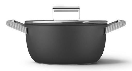 EAN 8017709356019 - Smeg CSF2412BLM batería de cocina Negro Aluminio, Acero inoxidable 5,4 L 24 cm imagen 1