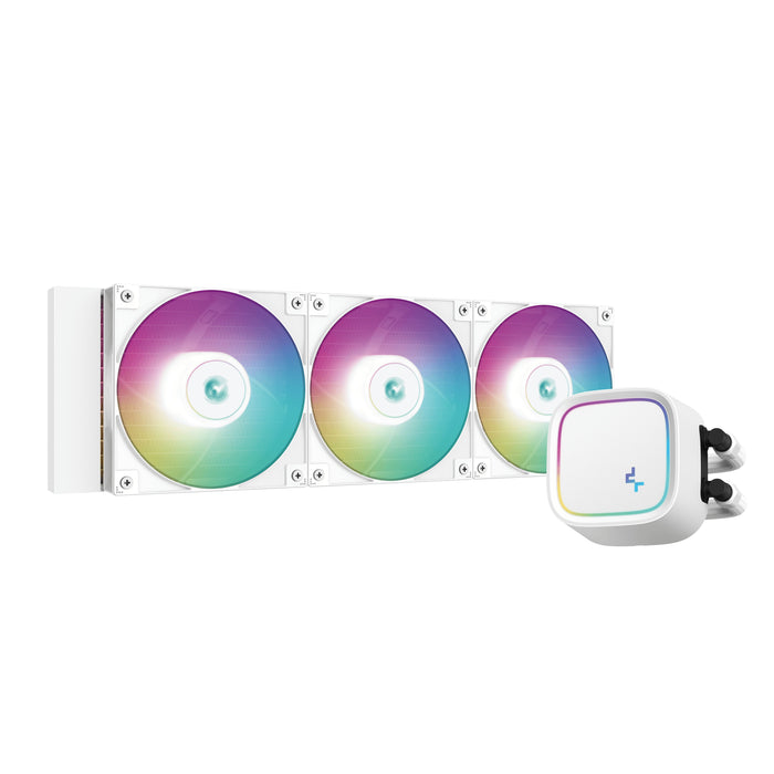 EAN 6933412728283 - DeepCool LE720 WH Procesador Sistema de refrigeración líquida todo en uno 12 cm Blanco 1 pieza(s) imagen 1