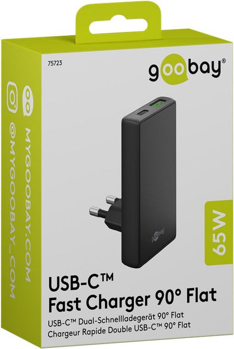 EAN 4040849757235 - Goobay 75723 cargador de dispositivo móvil Universal Negro Corriente alterna Carga rápida Interior imagen 3