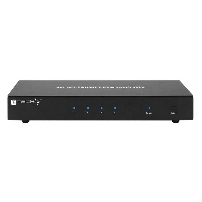 EAN 8051128101935 - Techly IDATA DP-KVM4 interruptor KVM Montaje en rack Negro imagen 1