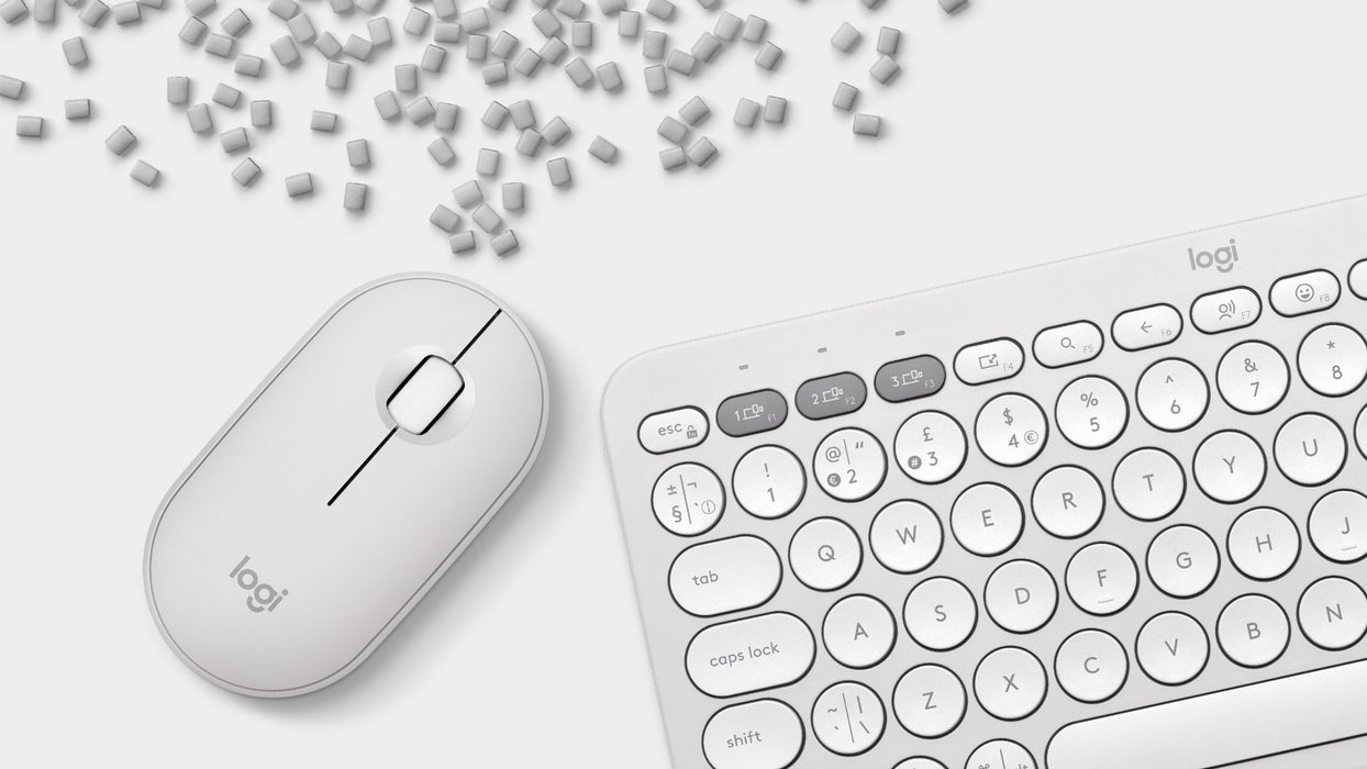 EAN 5099206115767 - Logitech 920-012204 teclado Ratón incluido Universal RF Wireless + Bluetooth QWERTZ Alemán Blanco imagen 10