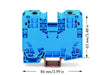 EAN 4066966248432 - Wago 285-134 bloque de terminales Azul imagen 2