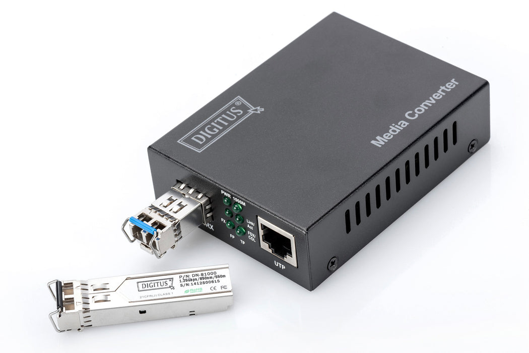 EAN 4016032441175 - Digitus DN-82211 convertidor de medio 10000 Mbit/s Negro imagen 5