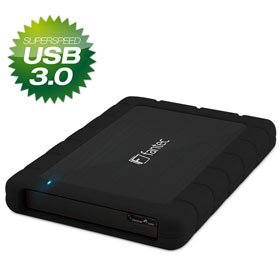 EAN 4250273423938 - Fantec AluPro U3 Carcasa de disco duro/SSD Negro 2.5" USB con suministro de corriente imagen 2