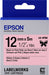 EAN 8715946619569 - Epson LK-4PBK cinta para impresora de etiquetas Negro sobre rosa imagen 1