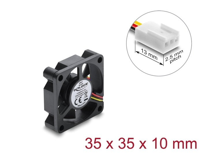 EAN 4043619676170 - DeLOCK 67617 sistema de refrigeración para ordenador Carcasa del ordenador 3,5 cm 1 pieza(s) imagen 1