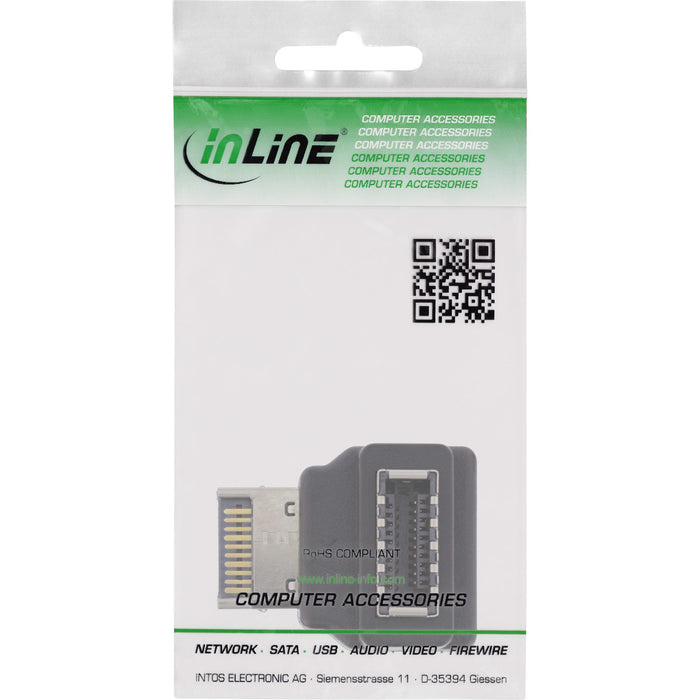EAN 4043718315154 - InLine 33446N cambiador de género para cable Negro imagen 3