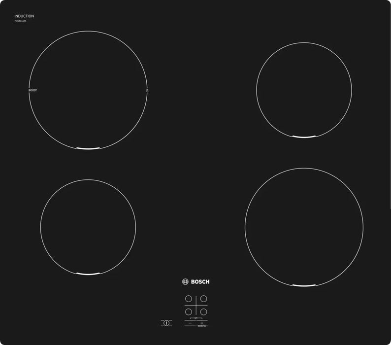 EAN 4242005285433 - Bosch Serie 2 PUG611AA5E hobs Negro Integrado 60 cm Con placa de inducción 4 zona(s) imagen 1