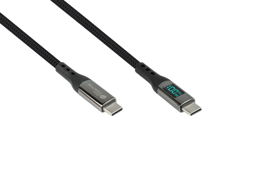 EAN 4014619881468 - Alcasa 2213-D010S cable USB USB 2.0 1 m USB C Grafito imagen 1