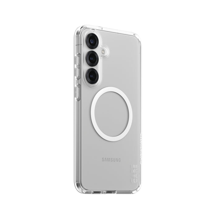 EAN 5715685017001 - PanzerGlass CARE™ by ® Urban Combat Case Transparent w. White Qi Compatible Samsung Galaxy S25+ funda par imagen 1