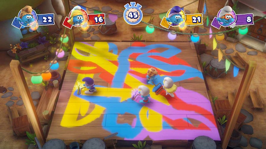 EAN 3701529505195 - Microids The Smurfs: Village Party Estándar Chino simplificado, Chino tradicional, Alemán, Holandés, Ingl imagen 4