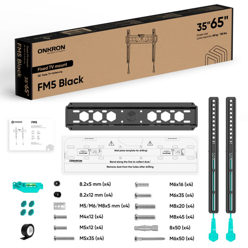 EAN 4603728440378 - ONKRON FM5-B soporte para TV 165,1 cm (65") imagen 2
