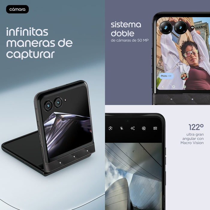 EAN 840493636856 - Motorola razr 70 17,5 cm (6.9") SIM doble Android 16.0 5G USB Tipo C 8 GB 256 GB 4800 mAh Negro imagen 18