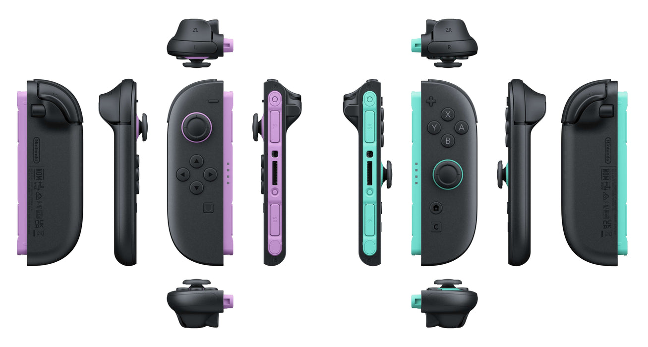 EAN 0045496321833 - Nintendo Joy-Con 2 Negro, Verde claro, Púrpura Bluetooth Gamepad Analógico/Digital Nintendo Switch 2 imagen 7
