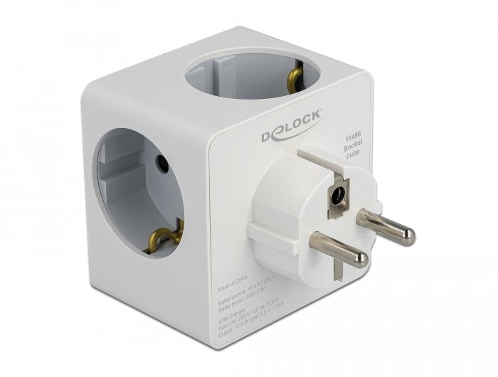 EAN 4043619114962 - DeLOCK 11496 adaptador de enchufe eléctrico Tipo F imagen 2