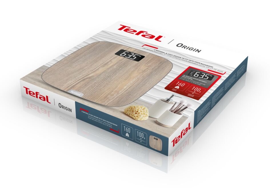 EAN 3121040082355 - Tefal Origin PP1600 Ovalado Madera Báscula personal electrónica imagen 8