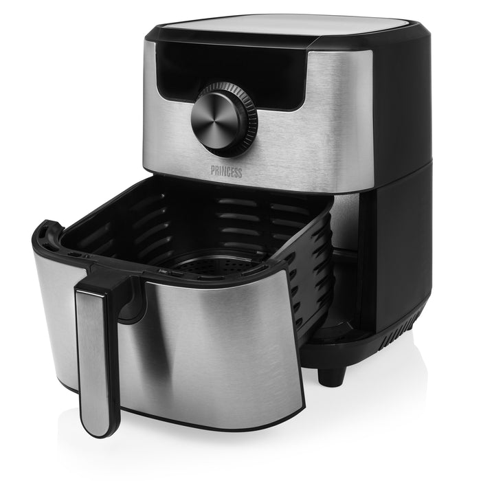 EAN 8713016091123 - Princess 182037 Sencillo 4,5 L Independiente 1500 W Freidora de aire caliente Plata imagen 7