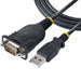 EAN 0065030894586 - StarTech.com 1P3FP-USB-SERIAL cambiador de género para cable DB-9 USB Type-A Negro imagen 1