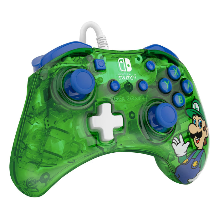 EAN 708056068486 - PDP Rock Candy: Luigi Lime Azul, Verde, Translúcido USB Gamepad Analógico/Digital Nintendo Switch, Nintend imagen 8