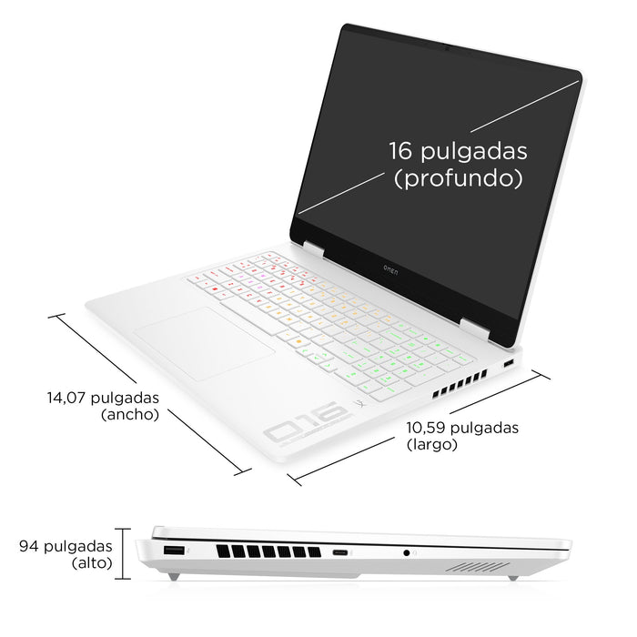 EAN 0199251567230 - HP OMEN Gaming 16-am0041ns Intel Core 7 240H Portátil 40,6 cm (16") 2K 32 GB DDR5-SDRAM 1 TB SSD NVIDIA G imagen 6