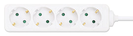 EAN 0766623167802 - Manhattan 167802 base múltiple 2 m 4 salidas AC Interior Blanco imagen 4