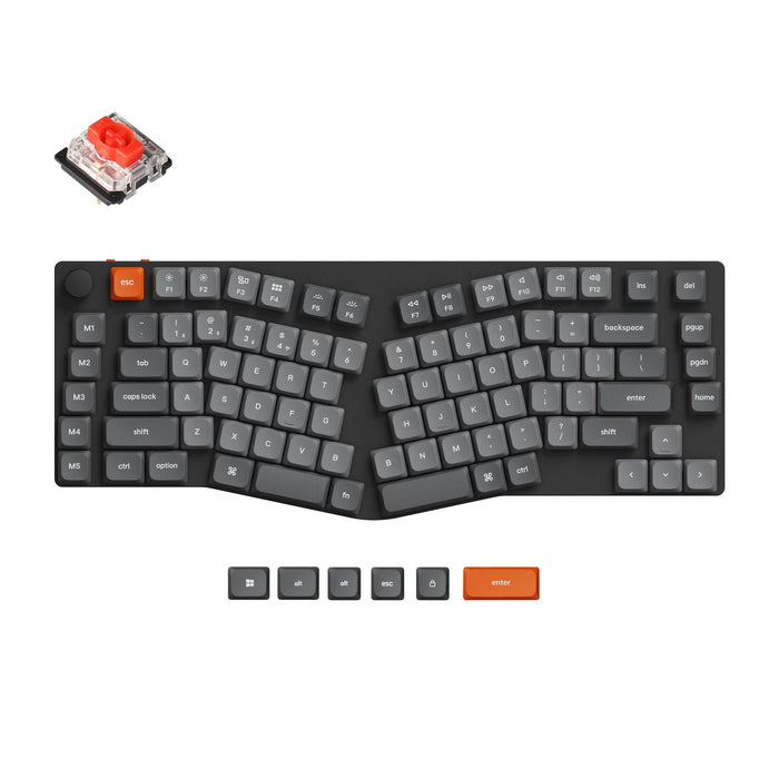 EAN 4895248881964 - Keychron K15 Max teclado Universal USB + RF Wireless + Bluetooth QWERTY Inglés Gris imagen 1