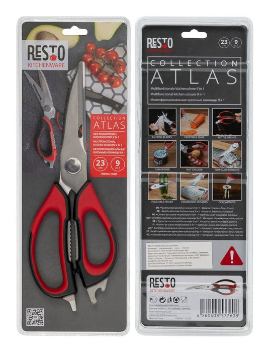 EAN 4260403577608 - Resto Kitchenware 95325 tijera de cocina 230 mm Negro, Rojo Universal imagen 11