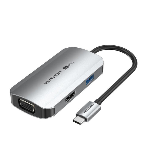 EAN 6922794773264 - Vention TQAHB base para portátil y replicador de puertos Alámbrico USB 3.2 Gen 1 (3.1 Gen 1) Type-C Gris imagen 1
