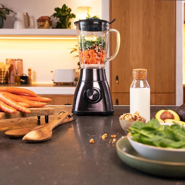 EAN 8435484043106 - Cecotec Power Black Titanium 1800 Go 1,8 L Batidora de vaso 1800 W Negro imagen 11