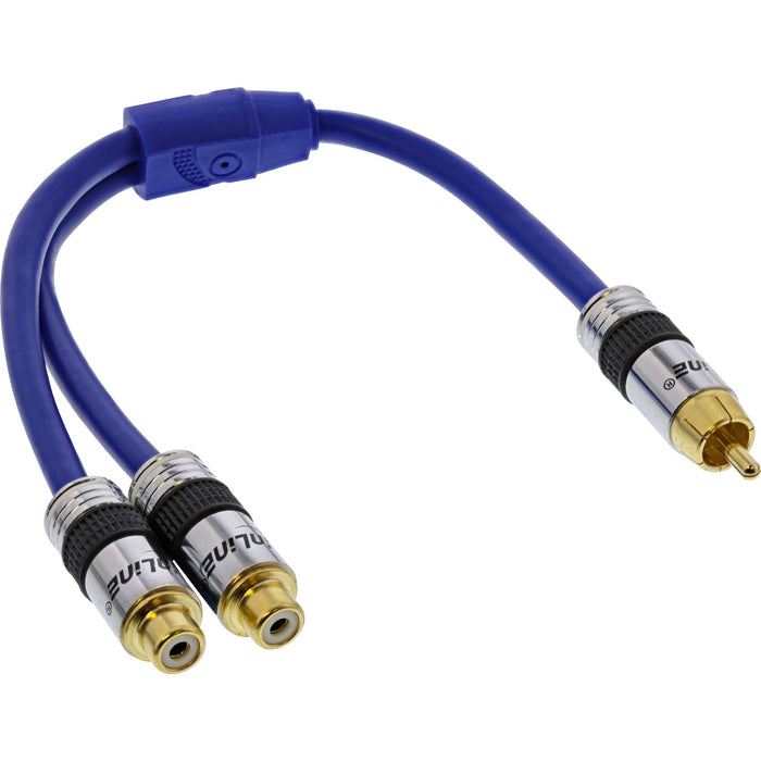 EAN 4043718078899 - InLine RCA - 2 x RCA M-F 0.25m cable de audio 0,25 m Azul imagen 1
