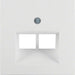 EAN 4011334222163 - Hager 14091909 placa de pared y cubierta de interruptor Blanco imagen 1