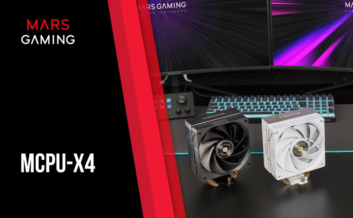 EAN 8435693112013 - Mars Gaming MCPU-X4 Procesador Refrigerador de aire 12 cm Negro 1 pieza(s) imagen 5