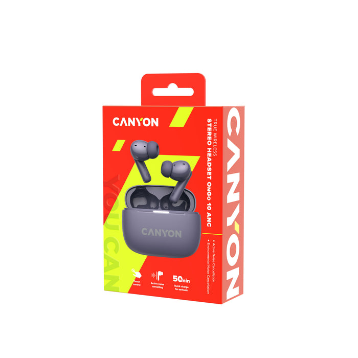 EAN 5291485015282 - Canyon CNS-TWS10PL auricular y casco True Wireless Stereo (TWS) Dentro de oído Llamadas/Música/Deporte/Us imagen 8