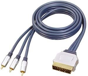 EAN 4012386907145 - GR-Kabel PB-477 adaptador de cable de vídeo 3 m SCART (21-pin) Negro imagen 1