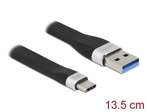 EAN 4043619857715 - DeLOCK 85771 cable USB USB 3.2 Gen 1 (3.1 Gen 1) 0,135 m USB A USB C Negro imagen 1