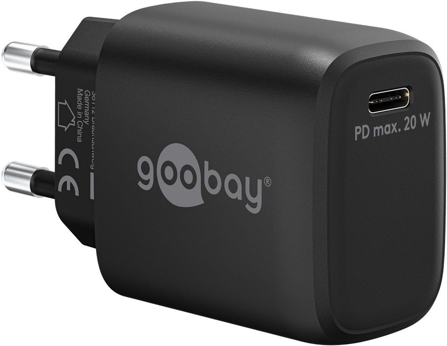 EAN 4040849654053 - Goobay 65405 cargador de dispositivo móvil Universal Negro Corriente alterna Carga rápida Interior imagen 1
