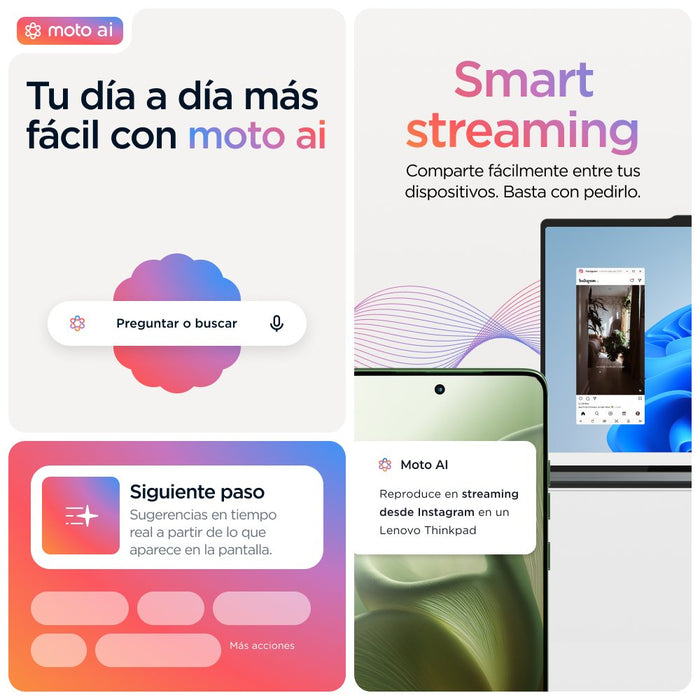 EAN 8033779080463 - Motorola edge 60 16,9 cm (6.67") SIM doble Android 15 5G USB Tipo C 8 GB 256 GB 5200 mAh Verde imagen 14