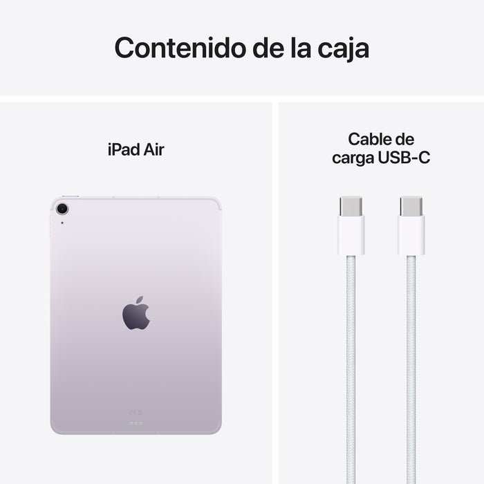 EAN 0195949986956 - Apple iPad Air 5G Apple M TD-LTE & FDD-LTE 128 GB 27,9 cm (11") 8 GB Wi-Fi 6E (802.11ax) iPadOS 18 Púrpur imagen 10