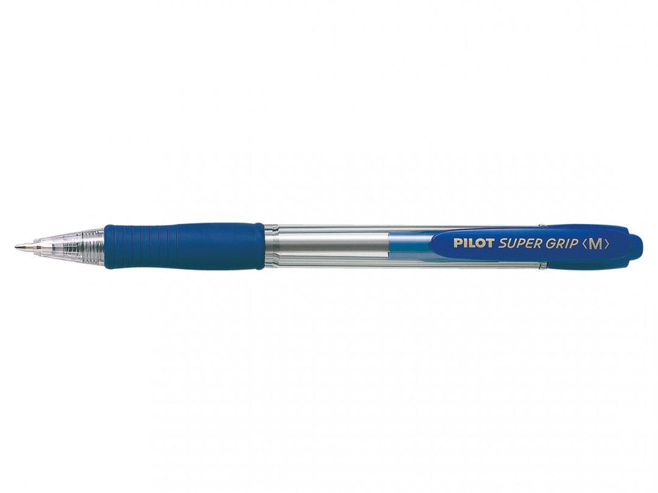 EAN 4902505154904 - Pilot Super Grip Medium Azul Bolígrafo de punta retráctil con pulsador Medio 1 pieza(s) imagen 1