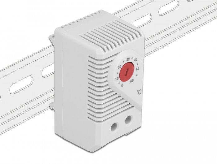 EAN 4043619668243 - DeLOCK 66824 termoestato Gris, Rojo imagen 5
