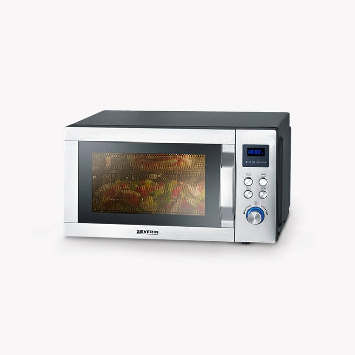 EAN 4008146041242 - Severin 7777000 Negro, Acero inoxidable Microondas con grill Encimera 25 L imagen 4