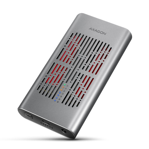 EAN 8595247909107 - Axagon EEM2-20GD base de conexión para disco duro USB 3.2 Gen 2 (3.1 Gen 2) Type-C Negro, Gris imagen 1