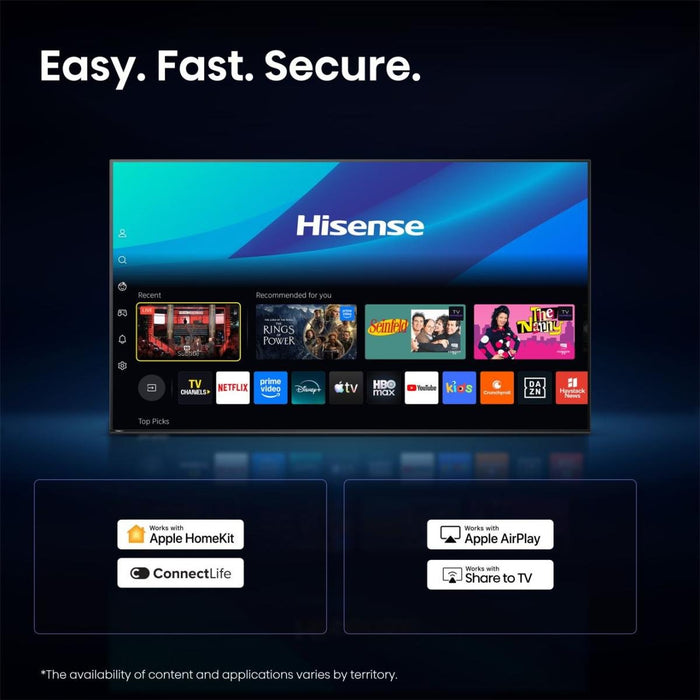 EAN 6942351429663 - Hisense 40A59S 101,6 cm (40") Full HD Smart TV Wifi Negro imagen 9