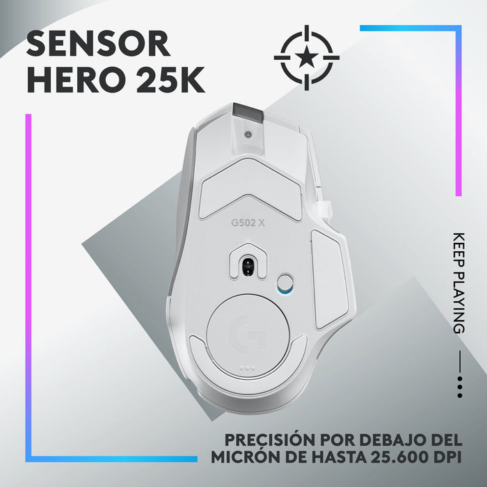 EAN 5099206096363 - Logitech G 910-006172 ratón Juego Mano derecha RF inalámbrico Óptico 25600 DPI imagen 23