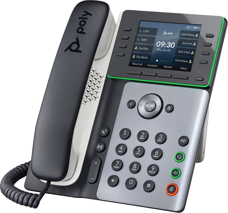 EAN 0197497341409 - HP Poly Edge E300 IP Phone and PoE-enabled teléfono IP Negro 8 líneas IPS imagen 6