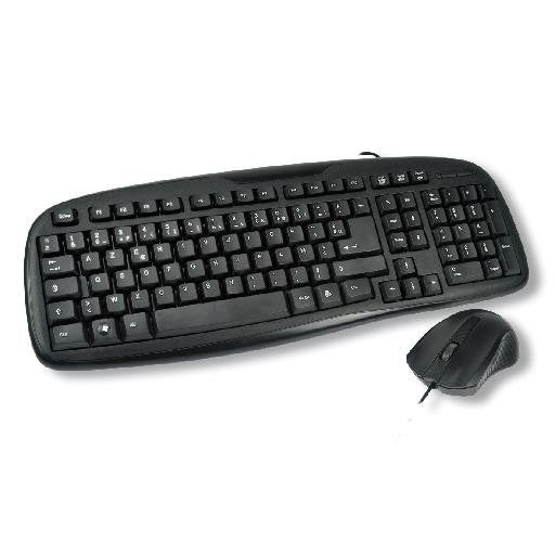 EAN 3700224757427 - MCL ACK-2012/N teclado Ratón incluido Universal USB AZERTY Francés Negro imagen 1